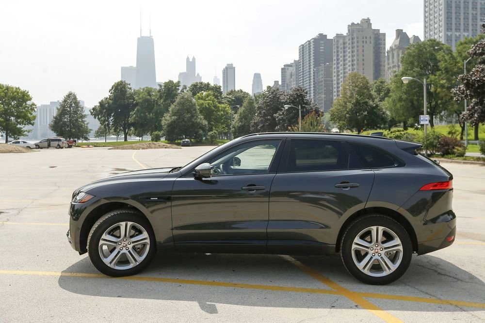 The all-new Jaguar F-Pace in North Avenue Beach parking lot on Tuesday, Aug. 30, 2016 in Chicago, IL. (Jose M. Osorio/Chicago Tribune)