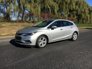 Sportier than a crossover, more versatile than a compact, the new Chevy Cruze Hatch makes up for what it lacks under the hood with a stylish cabin loaded with technology. (Robert Duffer/Chicago Tribune/TNS)