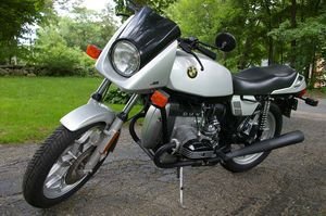 The pain-inflicting 1982 BMW R65LS that's now in RIDE-CT's stable of bikes. Bud Wilkinson / Republican-American     	 