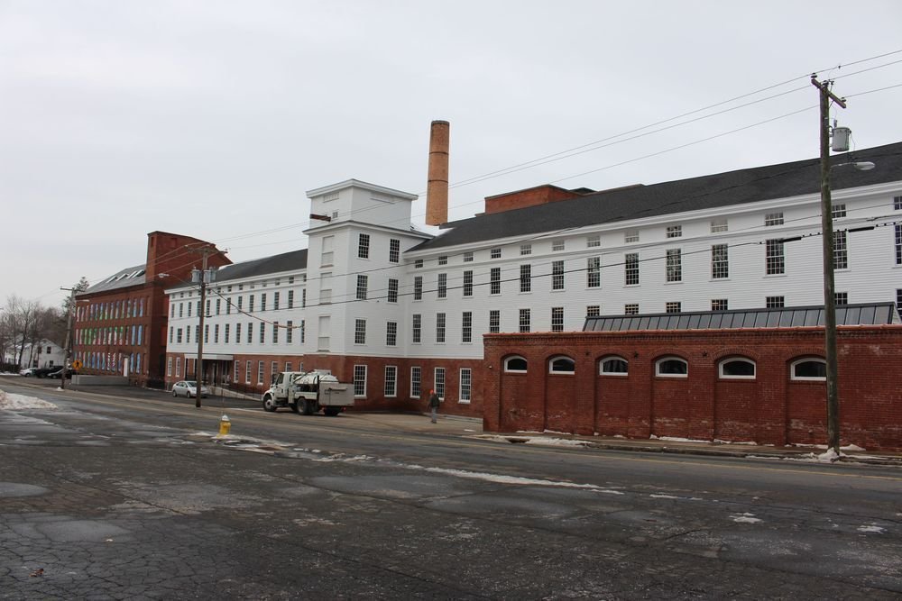 The once-decrepit Hockanum Mill in Rockville is being restored to become of the home of the New England Motorcycle Museum. Bud Wilkinson / Republican-American 